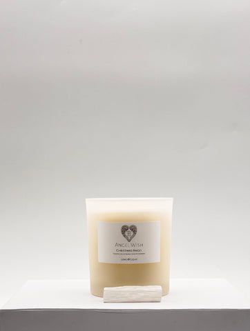 Angel Wish - Christmas Angel Essential Oil Candle with Selenite 30cl