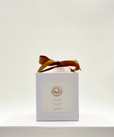 Manifest NUYU - 'Calm' Candle with Selenite 30cl