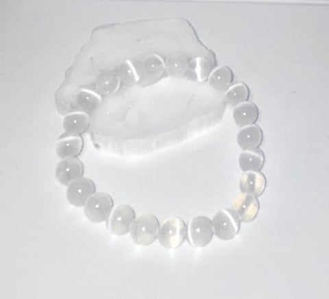 Beautiful Natural Crystal Bead Bracelet – Gift Boxed