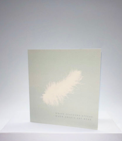 The Love & Light Encouragement Cards - White Feather