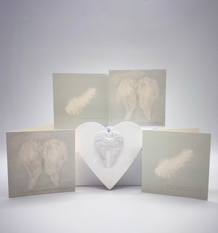 The Love & Light Encouragement Cards - White Feather