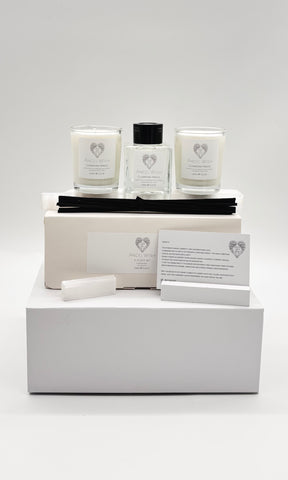 Angel Wish - 11:11 Guardian Angel Essential Oil Diffuser & Votive Candles with Selenite Gift Set
